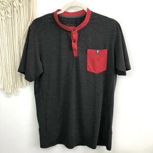 Panache Cyclewear Men's Medium Gray Wool Blend Base Layer Stretch Shirt